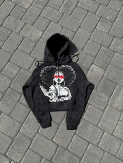 40 Shorty Women's Cropped Hoodie (PRE-MADE)